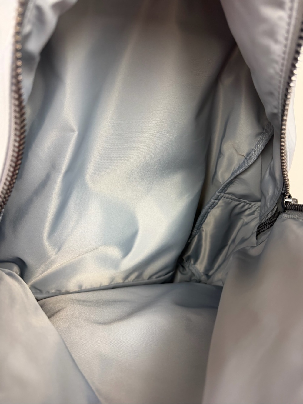 NWT Stoney Clover Lane Light Grey Nylon Backpack - Picture 3 of 4